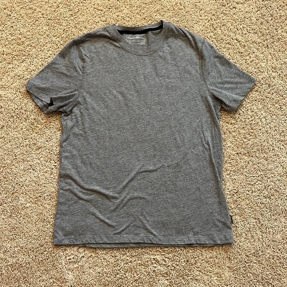 EDDIE BAUER Mens T-Shirt XL Brown Cotton BC19